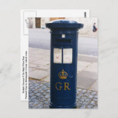 British Air Mail Pillar Box Briefkaart (Voorkant / Achterkant)