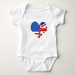 British American Heart Romper