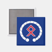 British AngloCeltic Magnet - Torc & Rune (Recto/Verso)