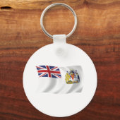 British Antarctic Flag Sleutelhanger (Voorkant)