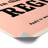 British Army Recruitment Poster Join the regular (Coin)