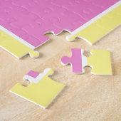 British Battenberg Marzipan Sponge Cake UK Food Legpuzzel (Zijkant)