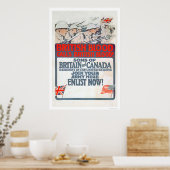 British Blood calls British Blood! (US02107) Poster (Keuken)