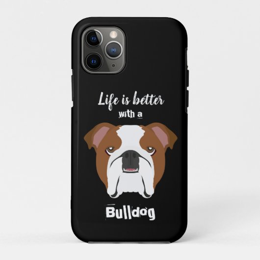 British Bulldog Case-Mate iPhone Case (Achterkant)
