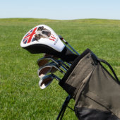 BRITISH BULLDOG Monogram Golf Head Hoesje Golfheadcover (Insitu)