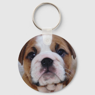 British Bulldog Puppy Keyring Sleutelhanger