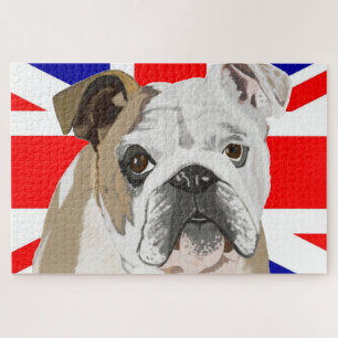 British Bulldog & Union Jack Flag 1.014 Piece Legpuzzel