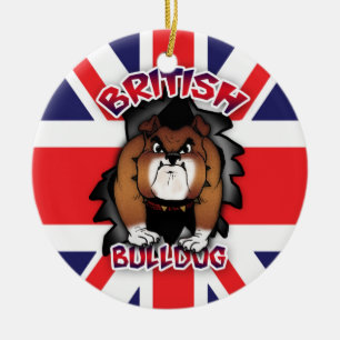 British Bulldog - Union Jack - Ornament