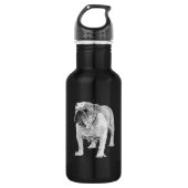 British Bulldog Waterfles (Voorkant)