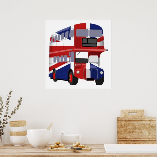 British Bus Poster (Keuken)