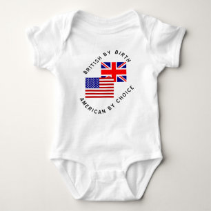 British by Birth American by Choice Romper