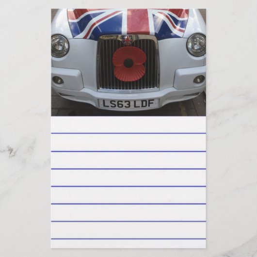 British Cab Briefpapier (Voorkant)