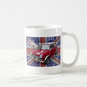 British Classic Mini car Koffiemok