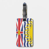 British Columbia Bagagelabel (Achterkant verticaal)