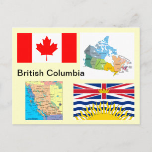 British Columbia Canada Briefkaart