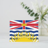 British Columbia Flag Briefkaart (Staand voorkant)