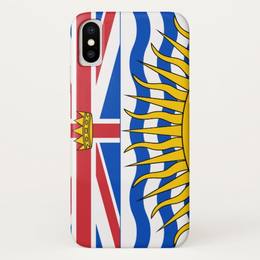 British Columbia Flag Case-Mate iPhone Case (Achterkant)