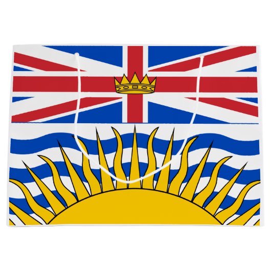 British Columbia Flag Groot Cadeauzakje (Voorkant)
