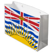 British Columbia Flag Groot Cadeauzakje (Achterkant Gekanteld)