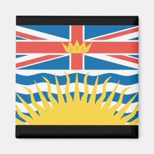 BRITISH COLUMBIA FLAG MAGNEET