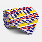 British Columbia Flag Stropdas (Opgerold)