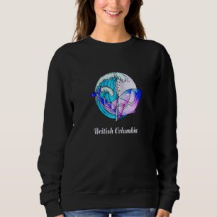British Columbia Japanse schilder Geometric Orca K Trui