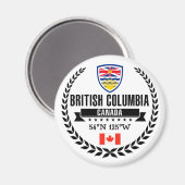 British Columbia Magneet (Voorkant / Achterkant)