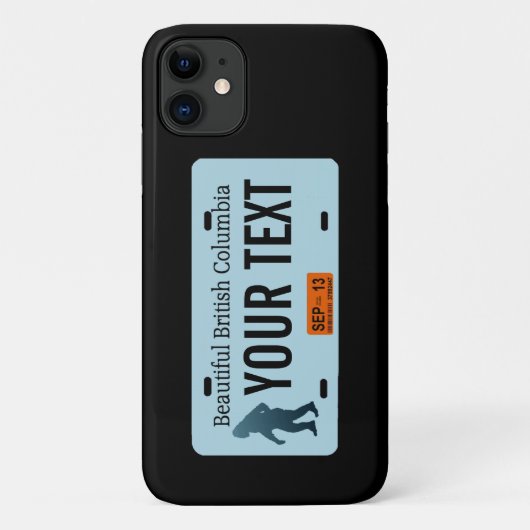 British Columbia Sasquatch License Bord Case-Mate iPhone Case (Achterkant)