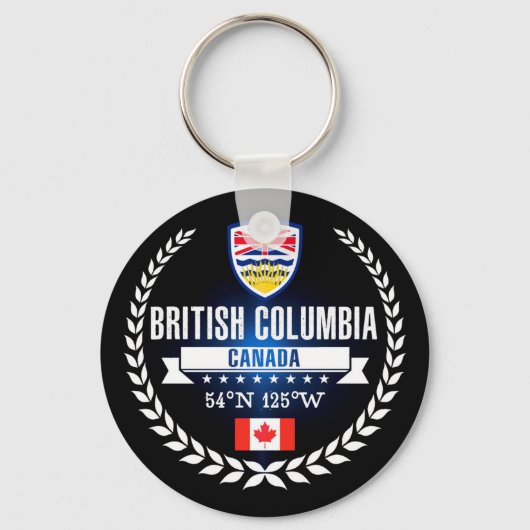 British Columbia Sleutelhanger (Voorkant)
