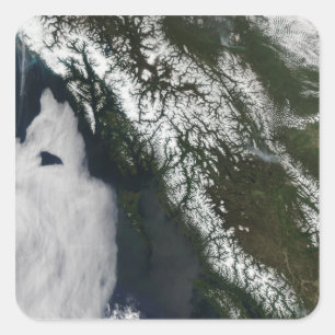 British Columbia Vierkante Sticker