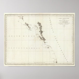 British Columbia, Washington en Oregon Poster