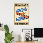 British Conservative Party Poster Socialist (Bureau à domicile)