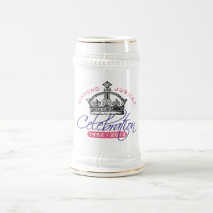 British Diamond Jubilee - Royal Souvenir Bierpul