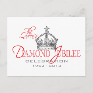 British Diamond Jubilee - Royal Souvenir Briefkaart