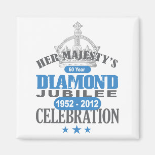British Diamond Jubilee - Royal Souvenir Magneet