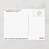 British Edward VII Pillar Box Briefkaart (Achterkant)