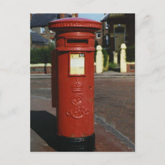British Edward VII Pillar Box Briefkaart