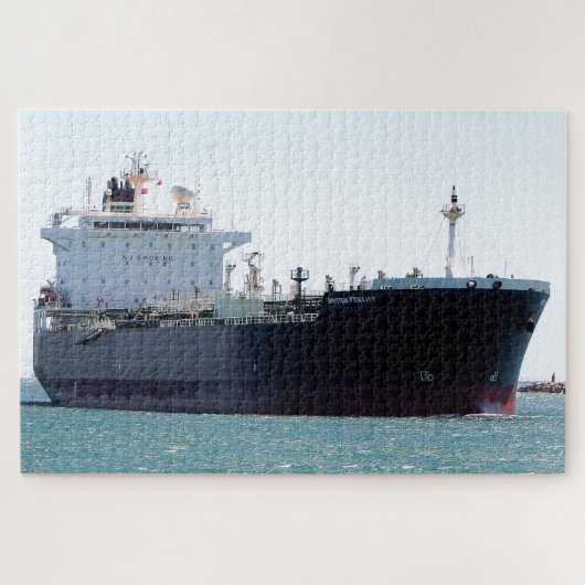 British Fidelity-tankschip voor ruwe olie Legpuzzel (Horizontaal)