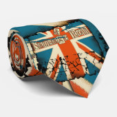 British Fish in Chips Funny Stropdas (Opgerold)