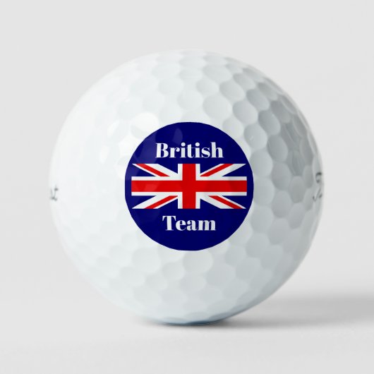 British Flag Customise British Team Golfballen (Voorkant)