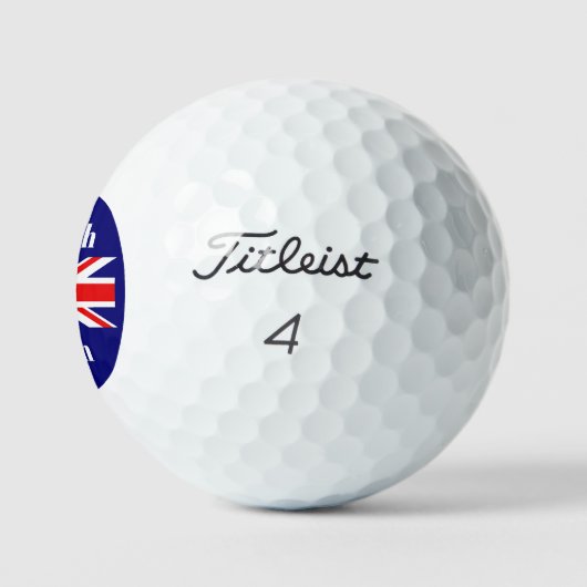 British Flag Customise British Team Golfballen (Logo)