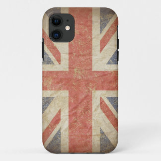 British Flag Distress iPhone 11 Hoesje