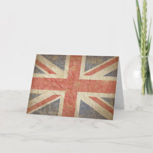 British Flag Distressed Kaart