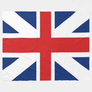 BRITISH FLAG FLEECE DEKEN