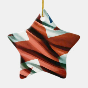 British Flag Pop Art Keramisch Ornament