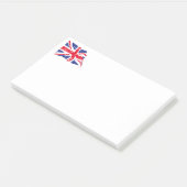 British Flag Post merkt op Post-it® Notes (Schuin)