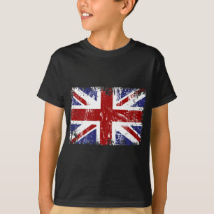 British Flag Union Jack Punk Grunge T-shirt