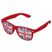British Flag Union Jack Retro Zonnebril (Gekanteld)