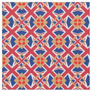 British Flag & United Kingdom Fabric mode /UK Stof