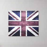 British Flag  Wood